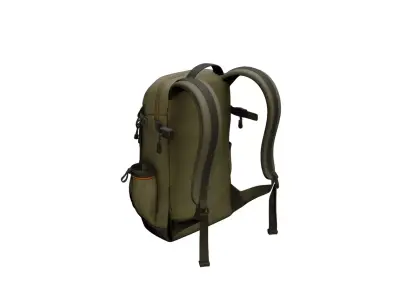 Travel Backpack Daypack Outdoor Hiking Bag 3D model