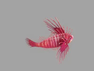 Cartoon Fish 13 Low-poly 3D model