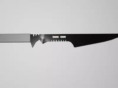 Kit de 4 armas  Low-poly 3D model