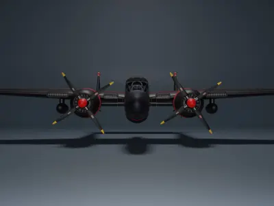 P61 Black Widow 3D model