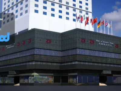 HK Boatower 3D model