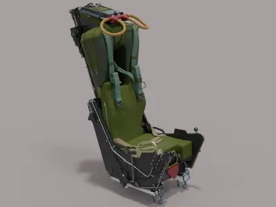 Martin Baker Mk7 Ejection Seat 3D model