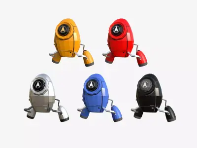 05 Jetpack Low Poly I  Collection - SciFi Character Design purchase
