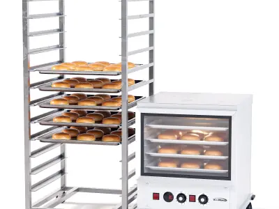  Commercial Kitchen Set 01 3D model