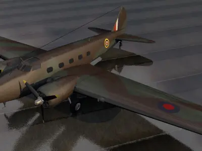 Boeing 247 - Boeing C-73 3D model