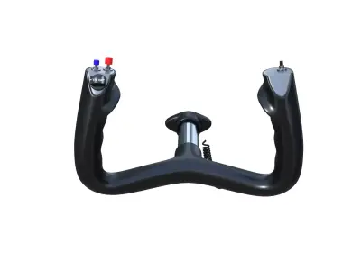 Aircraft Control Wheel 3D model