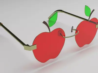 Apple Sunglasses 3D model