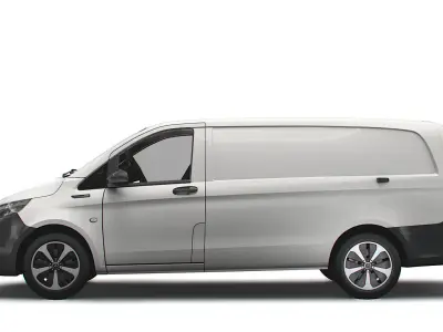 Mercedes Benz EQV Cargo Van L2 2021 3D model