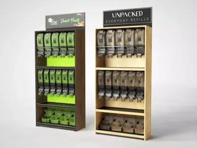 retail gravity dispenser 3D model