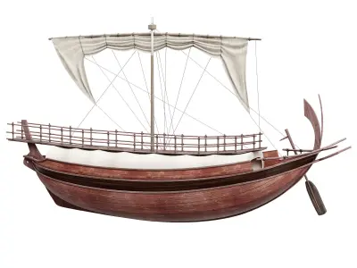 Greek Merchant Ship 3D model