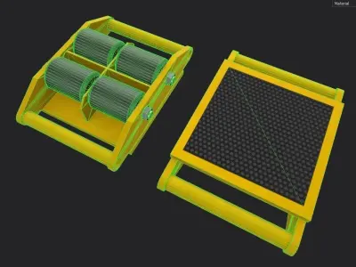 Industrial Mover M2 Low-poly 3D model