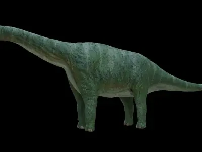 Apatosaurus Dinosaur Low-poly 3D model
