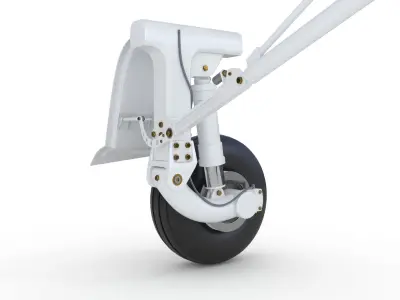 Landing Gear for Aircraft 2 3D model