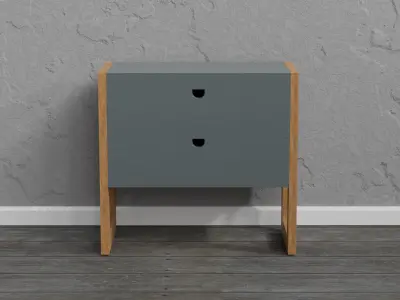 Modern Bedside Design Free 3D model purchase