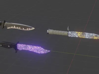 Promotion for 5 sales Low-poly 3D model