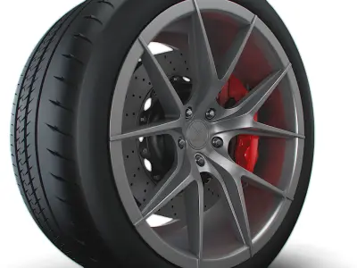 Verde Axis v99 wheel 3D model