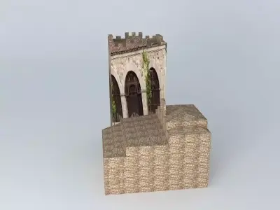 Bujaco tower Caceres Free 3D model