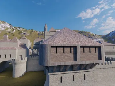  Medieval Castle 3D model