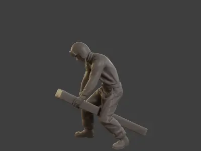 1900 Antartic Sailor ANS1 016 3D print model