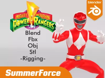 Red Ranger - Power Ranger 3D model