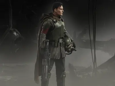 Mudtrooper Low-poly 3D model