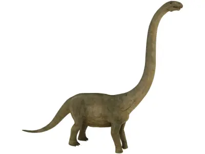 dinosaur sauropod Low-poly 3D model