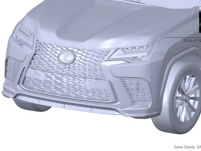 2024 2025 TOYOTA Land Cruiser 300 GR Sport 3D Scan Surface Data 3D model