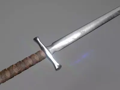 Shortsword sword Free low-poly 3D model