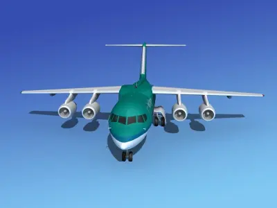 BAe 146-100 Aer Lingus 3D model