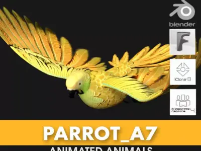 Parrot A7 3D model