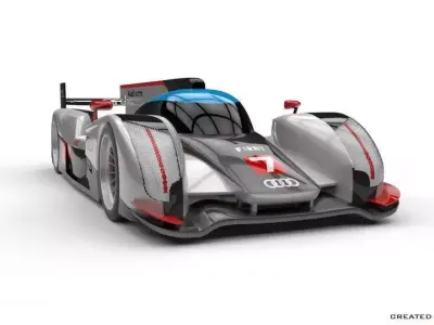 AUDI R18 Free 3D model