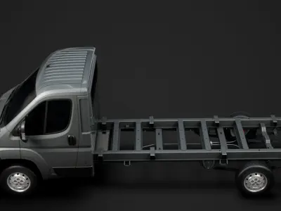 Peugeot Boxer Chassis Truck Single Cab 4300WB 2014 3D model