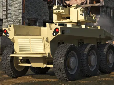 Military Robot Scout 3D model
