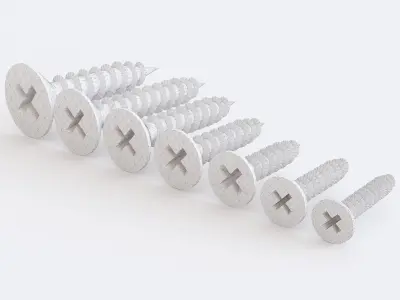 Nuts Blots and Screws vol 01 3D model