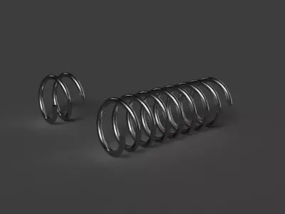 Spring Free 3D model