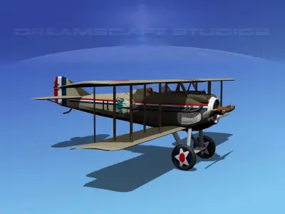 SPAD SXIII V03 3D model