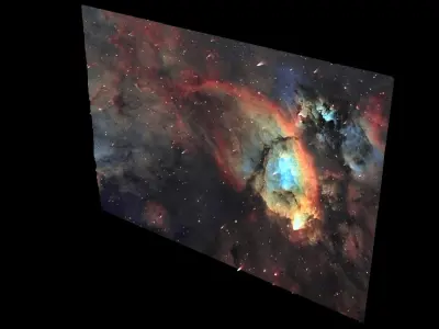 Fish Head Nebula 3D model