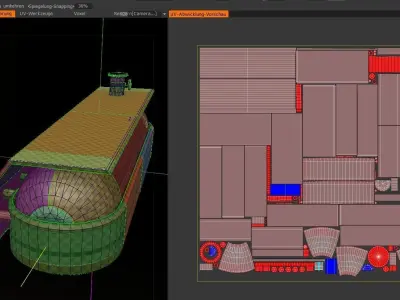 Fuel Tank Low and High Poly Work File Low-poly 3D model