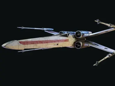 X-WING Star Wars 3D model