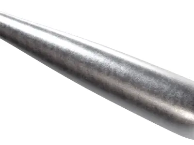 Baseball bat collection   Low-poly 3D model