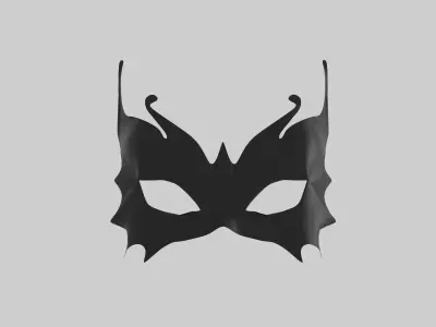 butterfly mask Free 3D model