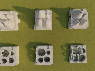 Historical temple-place of worship 3D model