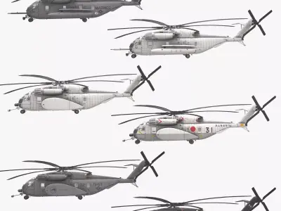 Helicopters CH-53E MH-53E Collection 