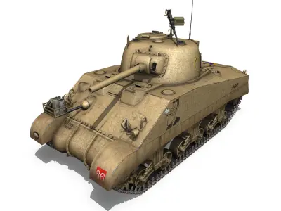 M4 Sherman MK III - Early Production 3D model
