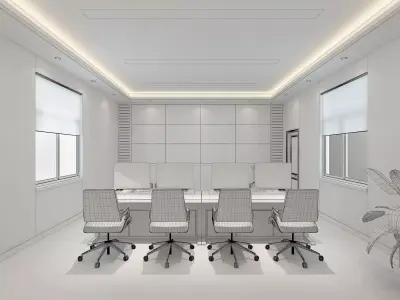 control room 3D model