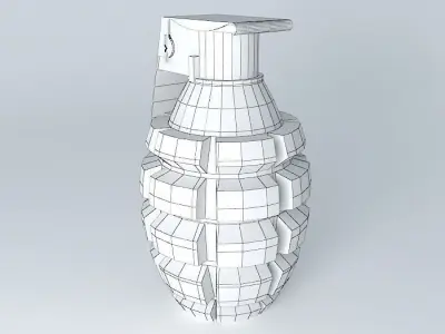 MKII Hand Grenade Free 3D model