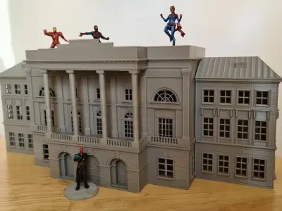 Palace 3D Model building Low-poly 3D model