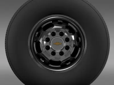 Chevrolet Silverado 2500HD 2wd crew 2008 3D model