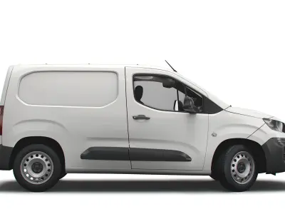 Peugeot Partner Professional Standard UK-spec 2020 3D model
