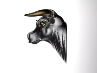 Bull Head Low-poly 3D model